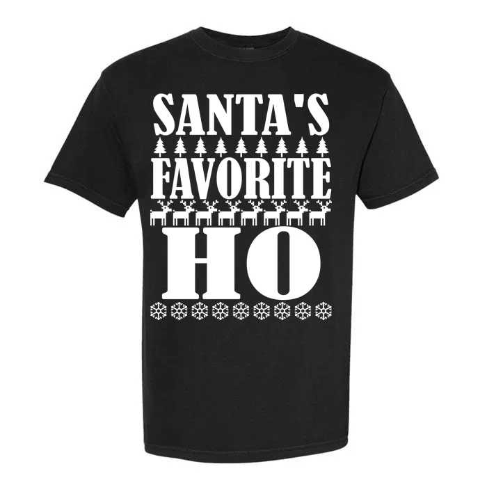 Santa's Favorite Ho Garment-Dyed Heavyweight T-Shirt