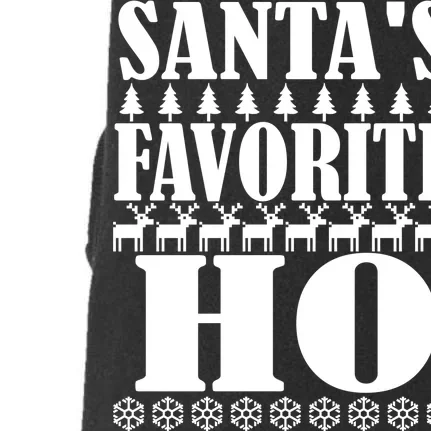 Santa's Favorite Ho Doggie 3-End Fleece Hoodie