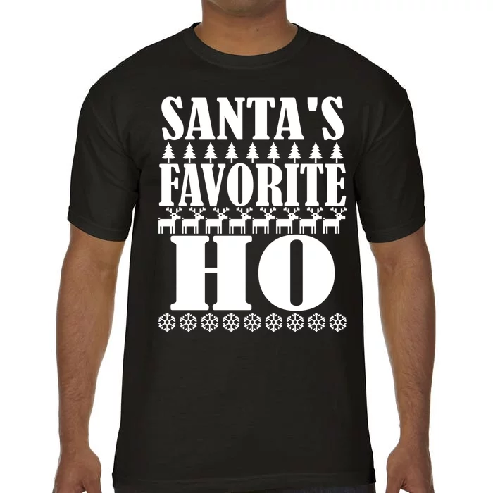 Santa's Favorite Ho Comfort Colors T-Shirt