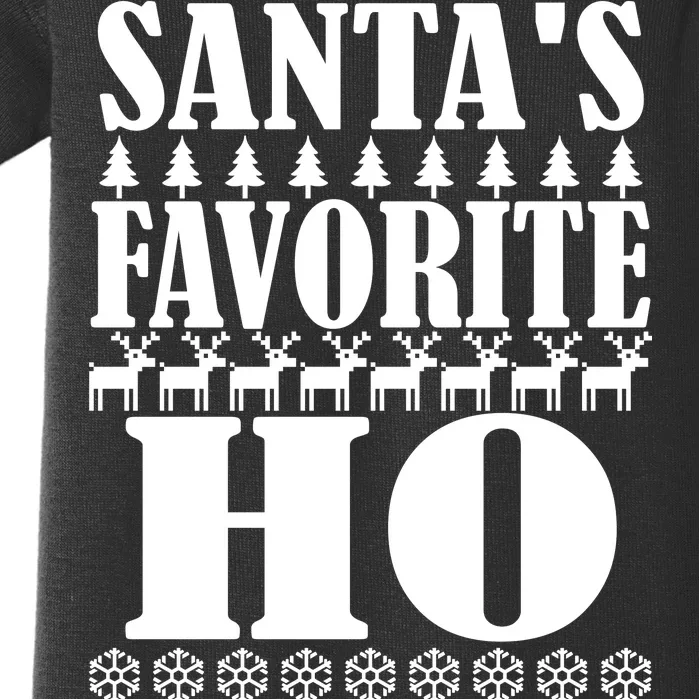 Santa's Favorite Ho Baby Bodysuit