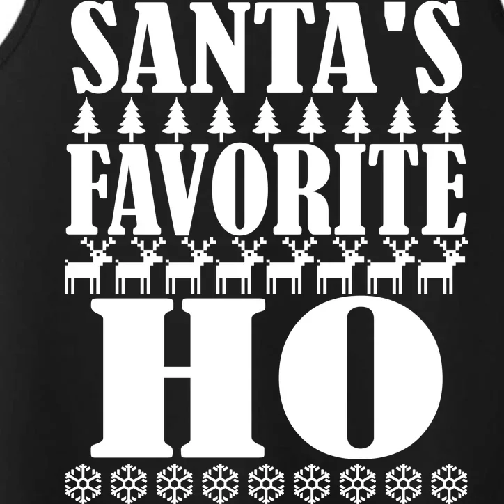 Santa's Favorite Ho Performance Tank