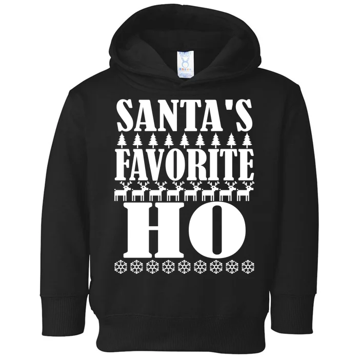 Santa's Favorite Ho Toddler Hoodie