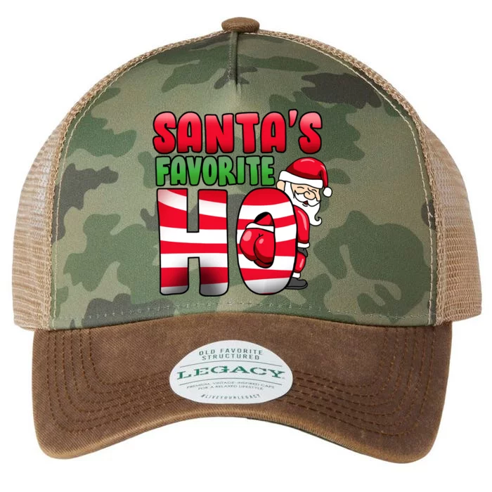 Santa's Favorite Ho Funny X-Mas Legacy Tie Dye Trucker Hat