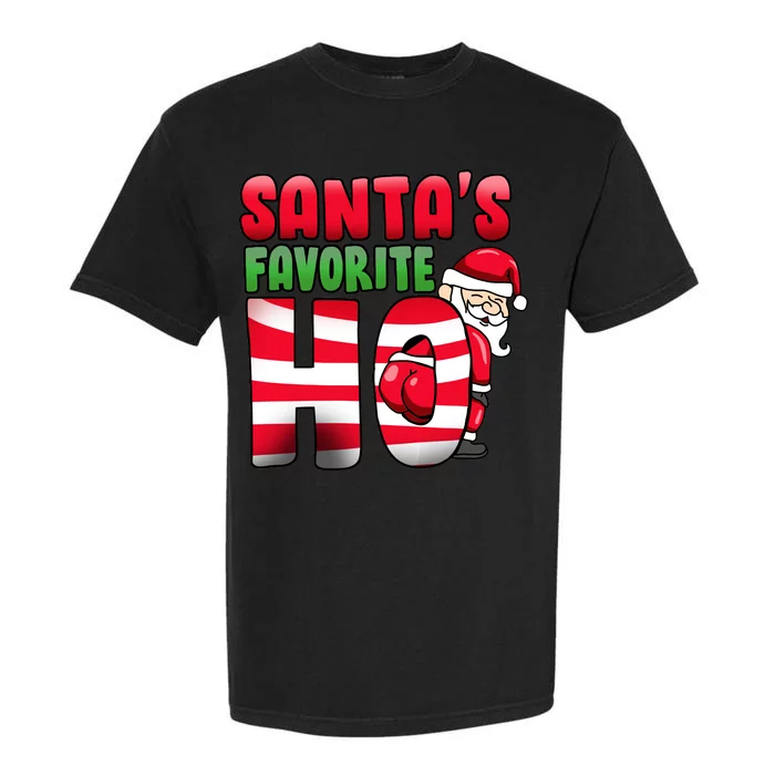 Santa's Favorite Ho Funny X-Mas Garment-Dyed Heavyweight T-Shirt