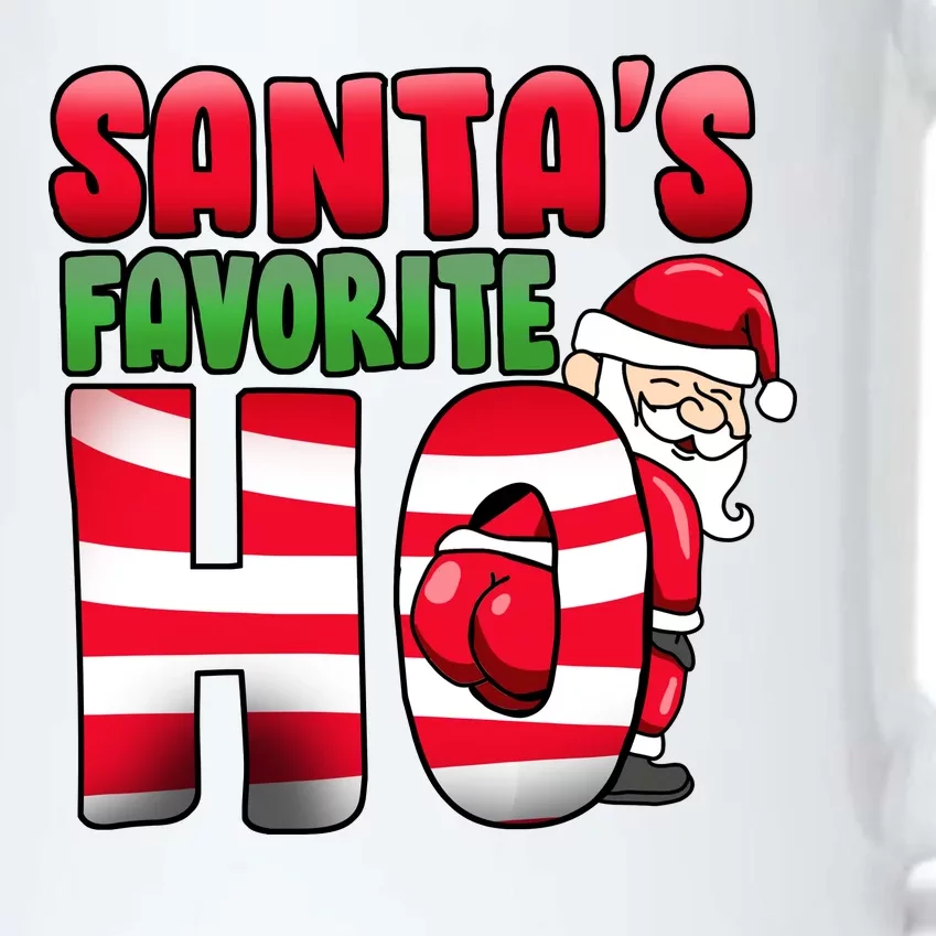 Santa's Favorite Ho Funny X-Mas Black Color Changing Mug