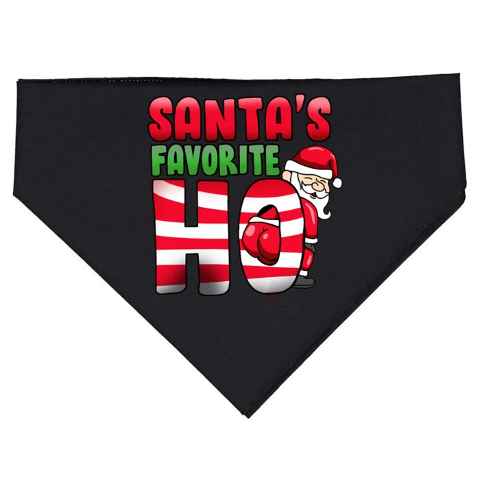 Santa's Favorite Ho Funny X-Mas USA-Made Doggie Bandana