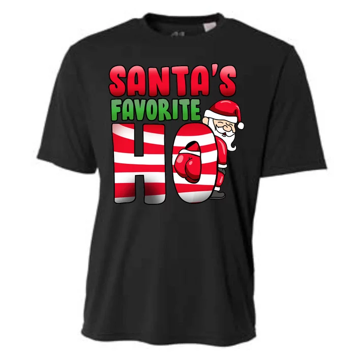 Santa's Favorite Ho Funny X-Mas Cooling Performance Crew T-Shirt