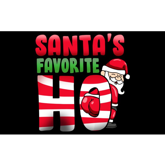 Santa's Favorite Ho Funny X-Mas Bumper Sticker