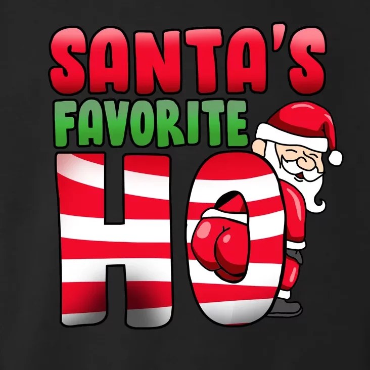 Santa's Favorite Ho Funny X-Mas Toddler Hoodie