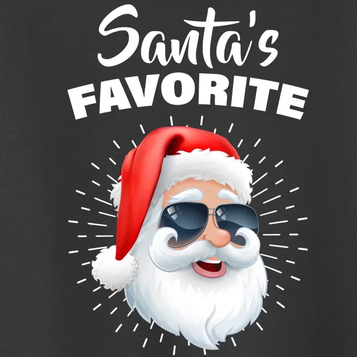 Santa's Favorite Second Grade Crew Christmas Toddler T-Shirt