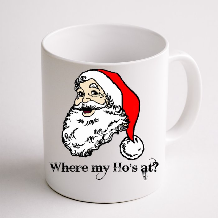 Santa's Ho Funny Christmas Front & Back Coffee Mug