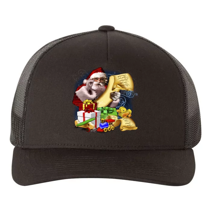 Santa's Making a List Yupoong Adult 5-Panel Trucker Hat