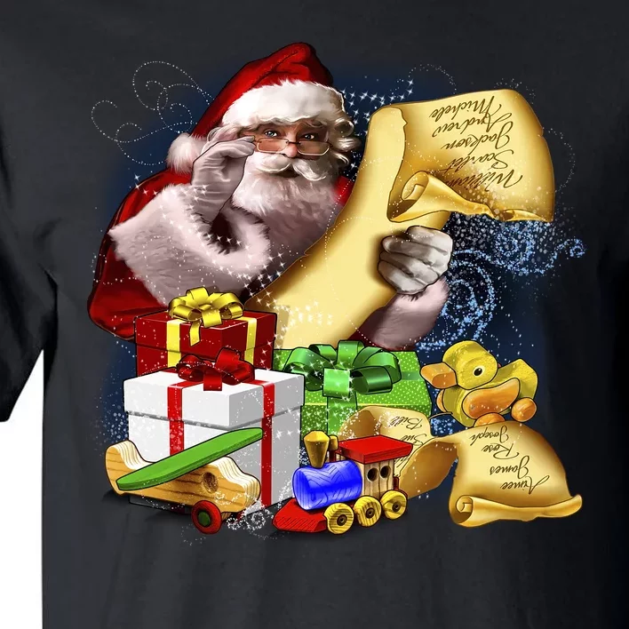 Santa's Making a List Tall T-Shirt