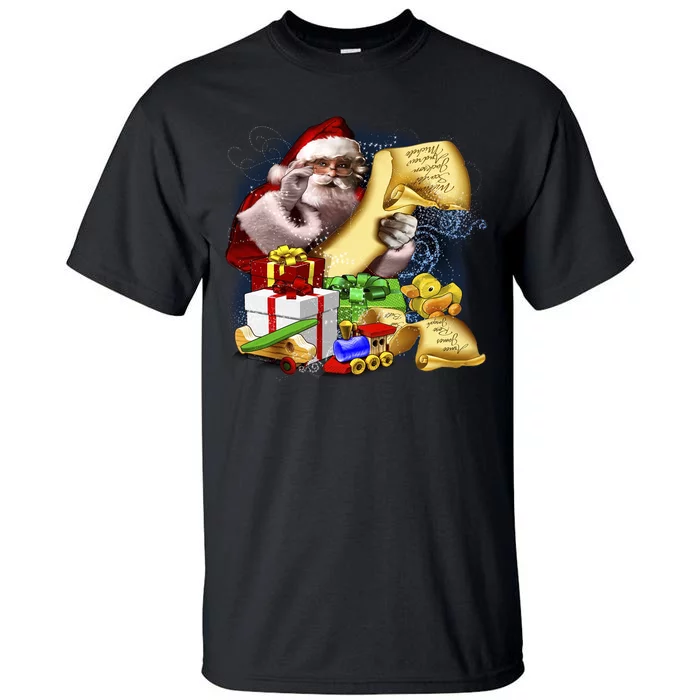 Santa's Making a List Tall T-Shirt