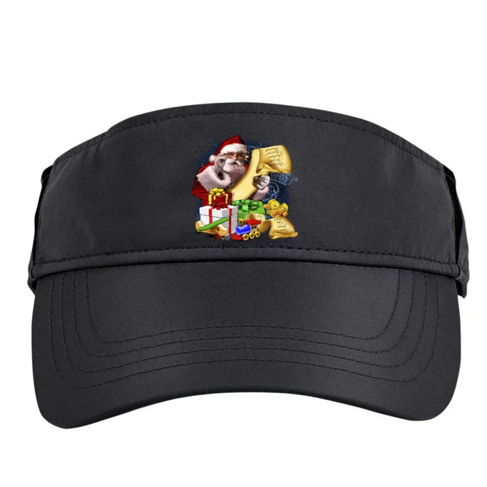 Santa's Making a List Adult Drive Performance Visor