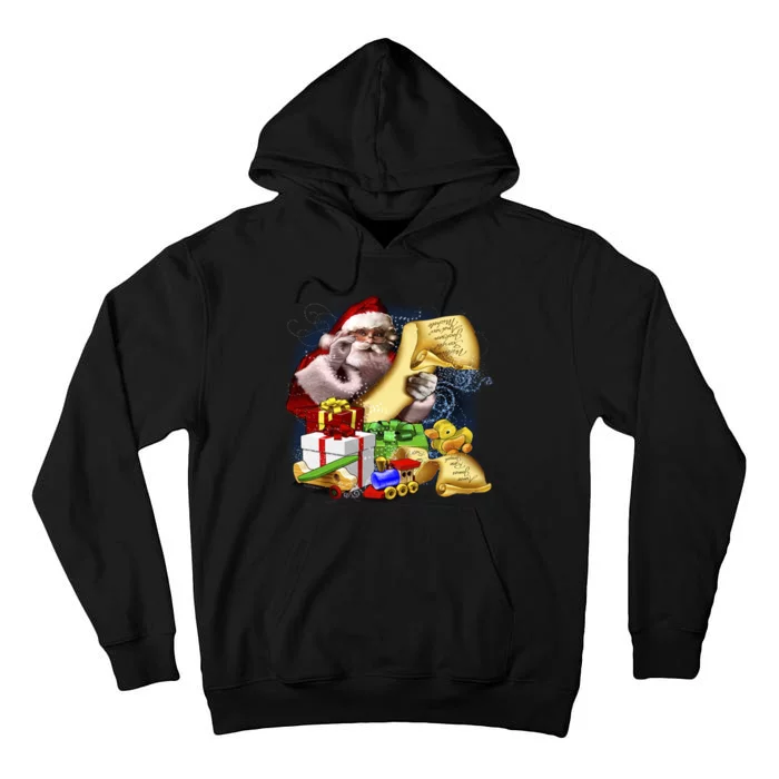 Santa's Making a List Tall Hoodie