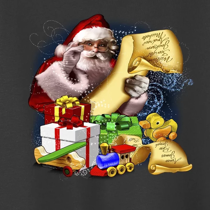 Santa's Making a List Toddler T-Shirt