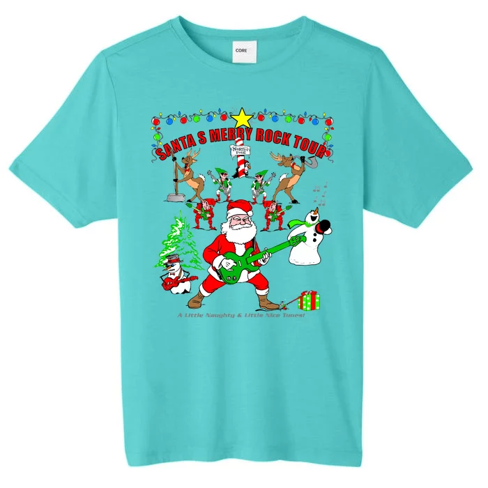 Santa's Merry Christmas Rock Tour ChromaSoft Performance T-Shirt