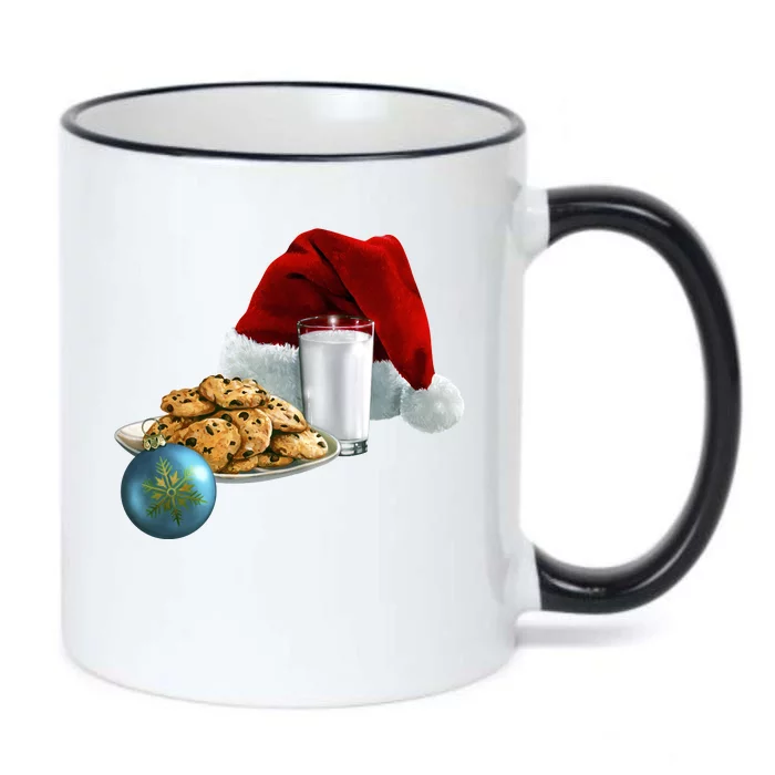 Santa's Milk & Cookies Black Color Changing Mug