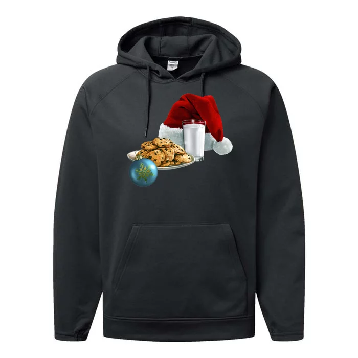 Santa's Milk & Cookies Performance Fleece Hoodie