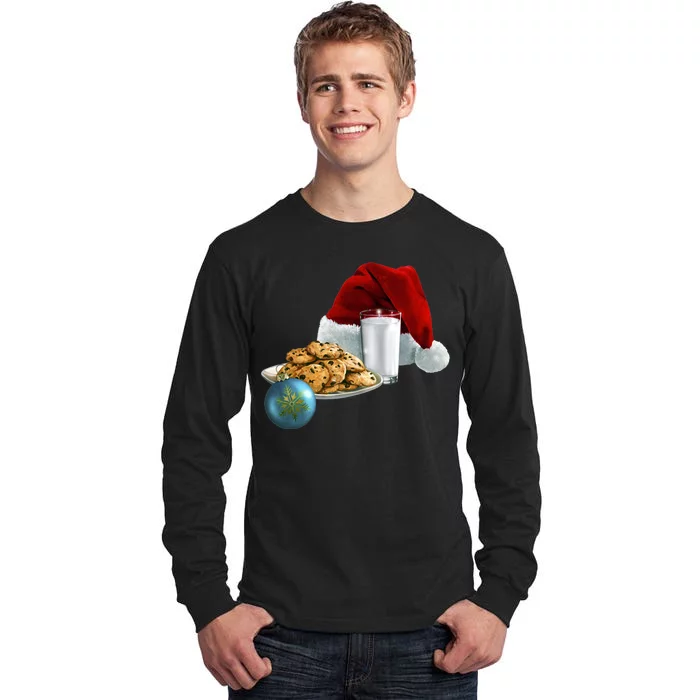 Santa's Milk & Cookies Tall Long Sleeve T-Shirt