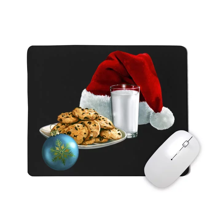 Santa's Milk & Cookies Mousepad