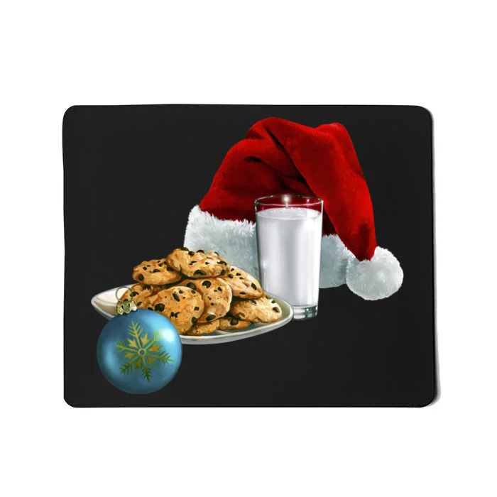 Santa's Milk & Cookies Mousepad