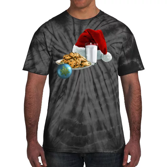 Santa's Milk & Cookies Tie-Dye T-Shirt