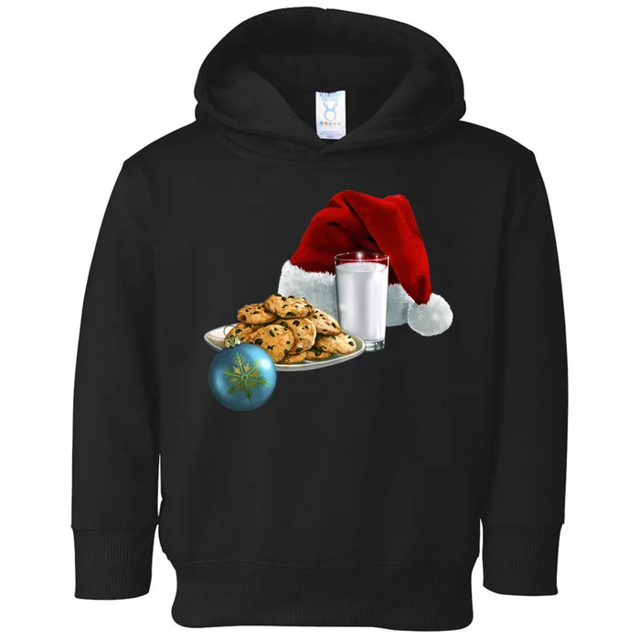 Santa's Milk & Cookies Toddler Hoodie