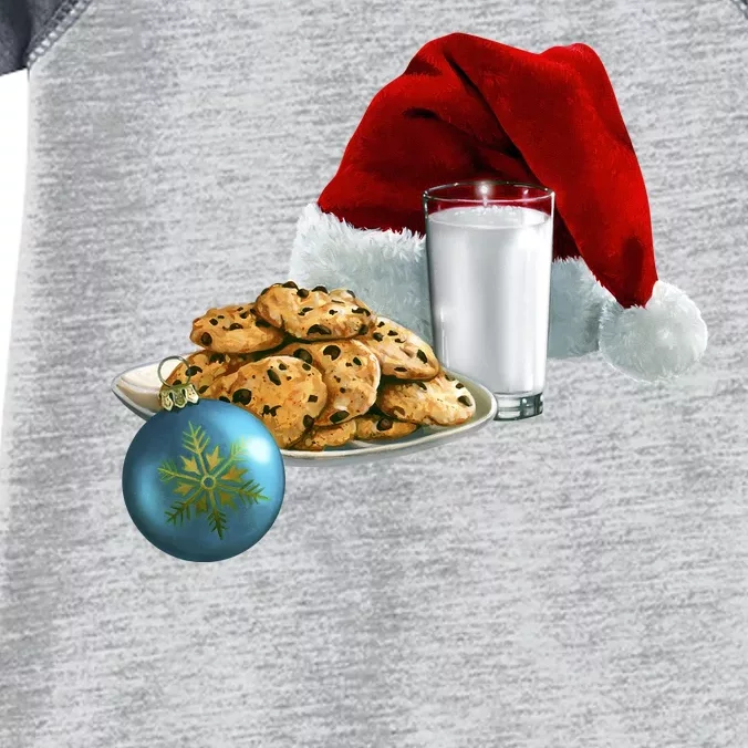 Santa's Milk & Cookies Infant Baby Jersey Bodysuit