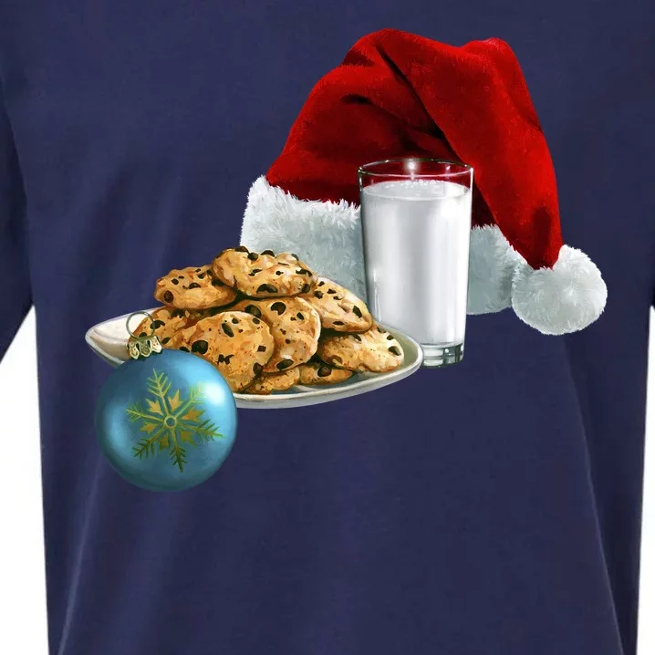 Santa's Milk & Cookies Sueded Cloud Jersey T-Shirt