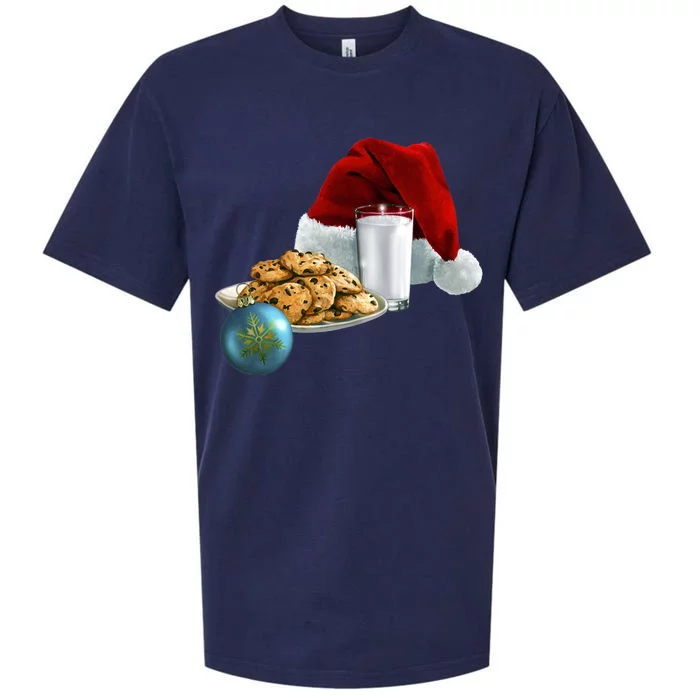 Santa's Milk & Cookies Sueded Cloud Jersey T-Shirt