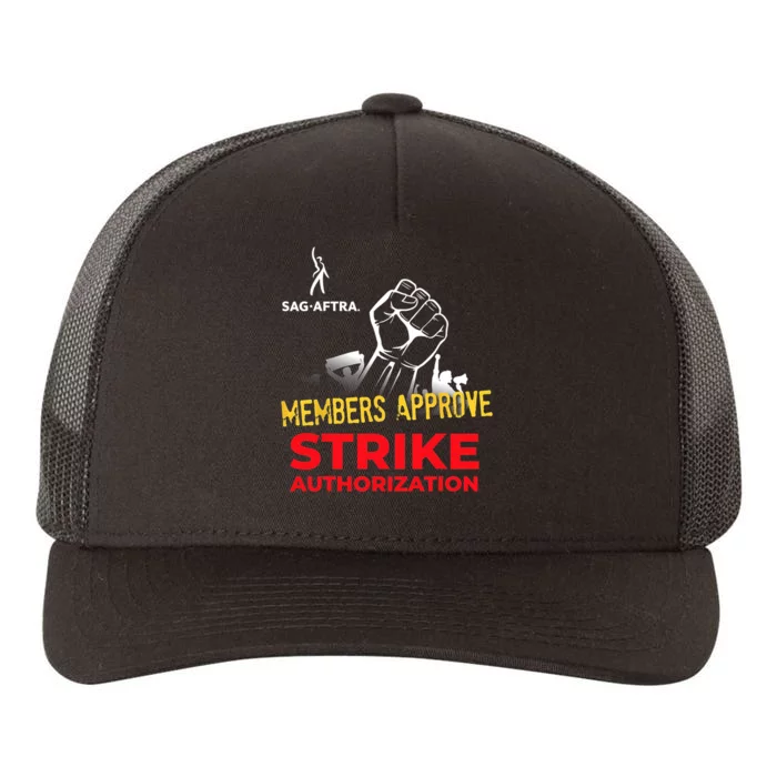 SAG_ AFTRA ON STRIKE Yupoong Adult 5-Panel Trucker Hat