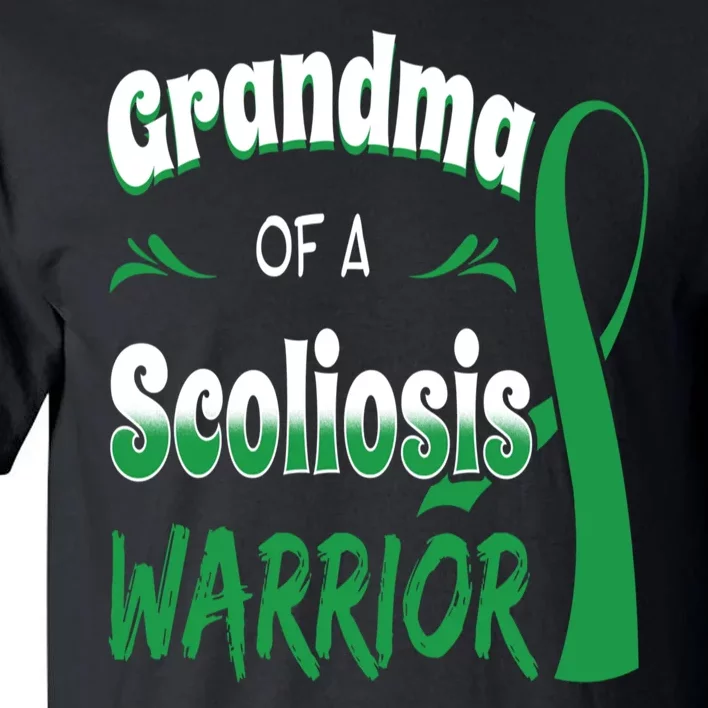 Scoliosis Awareness Orthopedic Scoliometer Grandma Grandmom Tall T-Shirt