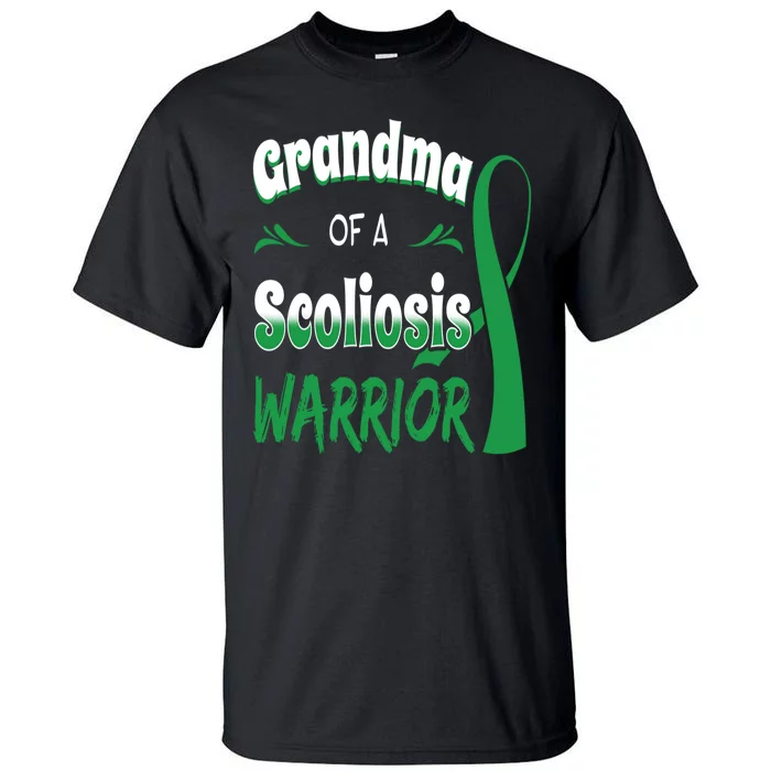 Scoliosis Awareness Orthopedic Scoliometer Grandma Grandmom Tall T-Shirt