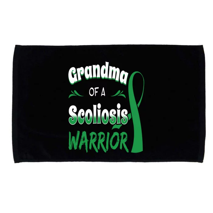 Scoliosis Awareness Orthopedic Scoliometer Grandma Grandmom Microfiber Hand Towel