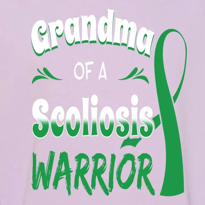 Scoliosis Awareness Orthopedic Scoliometer Grandma Grandmom Garment-Dyed Sweatshirt