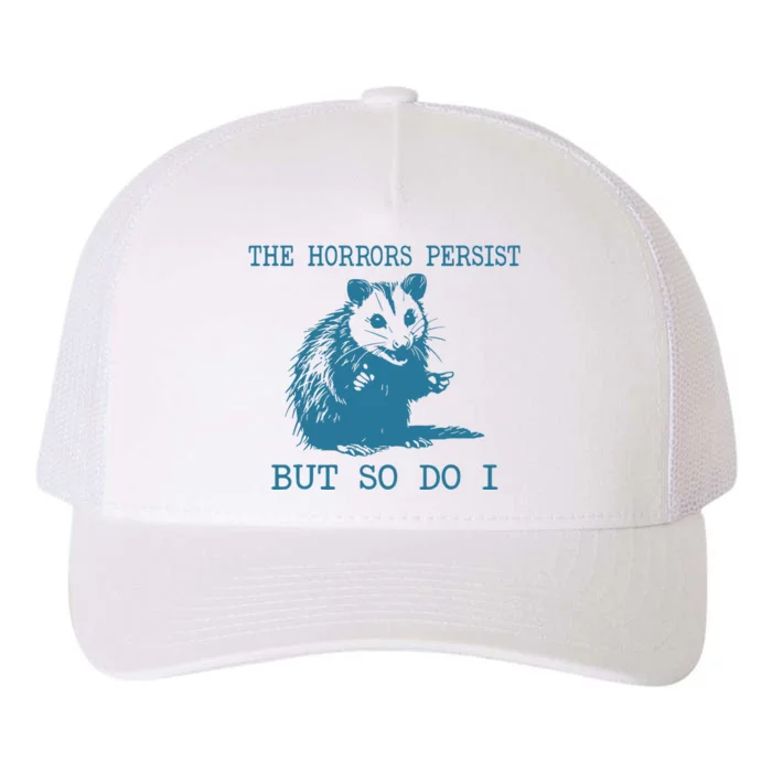 Sarcastic Angry Opossum Yupoong Adult 5-Panel Trucker Hat