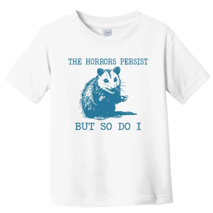 Sarcastic Angry Opossum Toddler T-Shirt