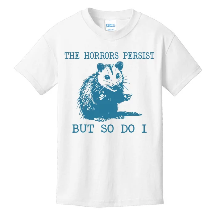 Sarcastic Angry Opossum Kids T-Shirt