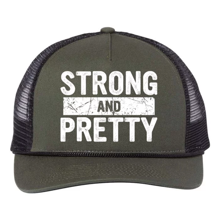 Strong And Pretty Gift Retro Rope Trucker Hat Cap