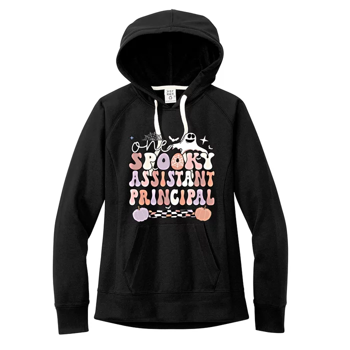 Spooky Assistant Principal Halloween Assistant Principals Great Gift Women's Fleece Hoodie