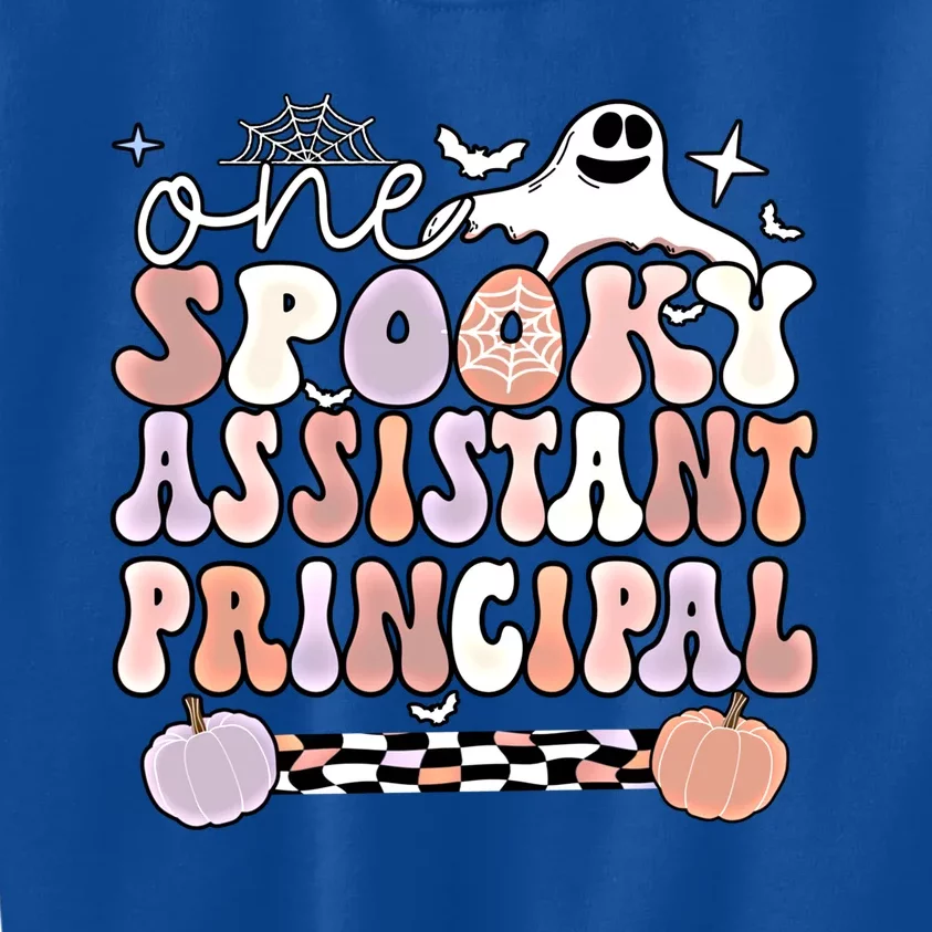 Spooky Assistant Principal Halloween Assistant Principals Great Gift Kids Sweatshirt