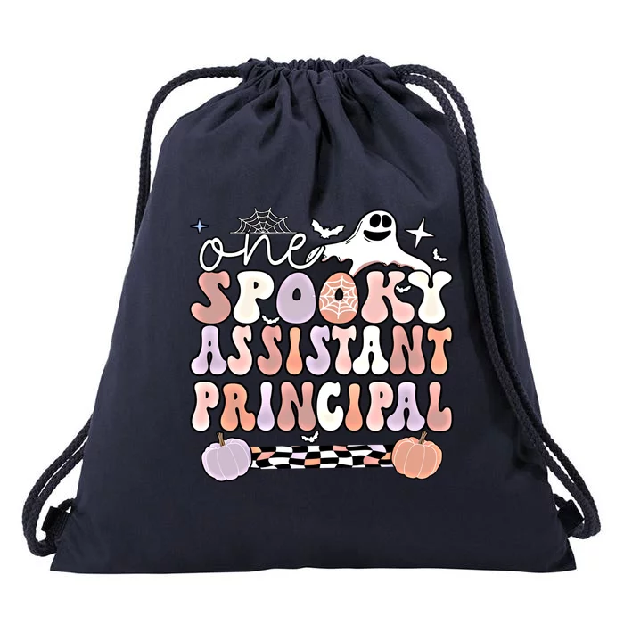 Spooky Assistant Principal Halloween Assistant Principals Great Gift Drawstring Bag