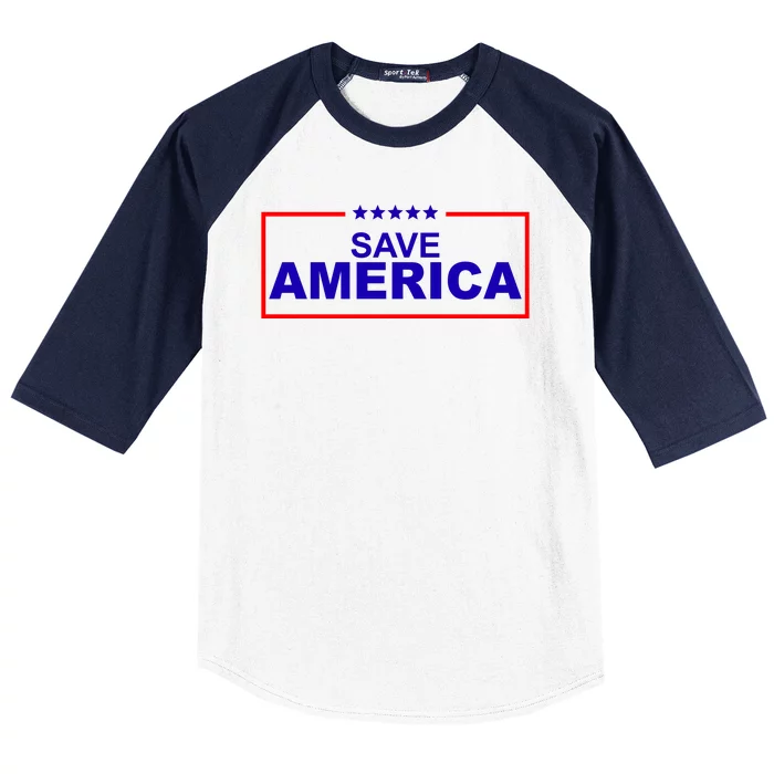 Save America Political Baseball Sleeve Shirt