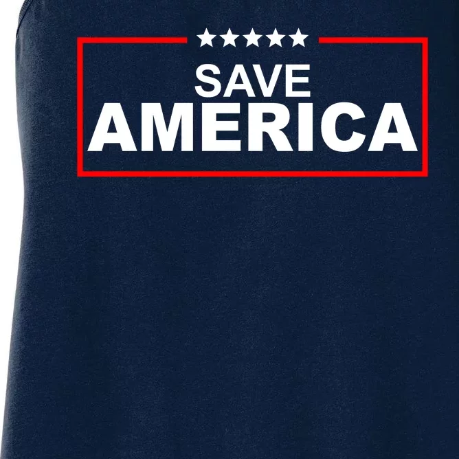 Save America Political Women's Racerback Tank