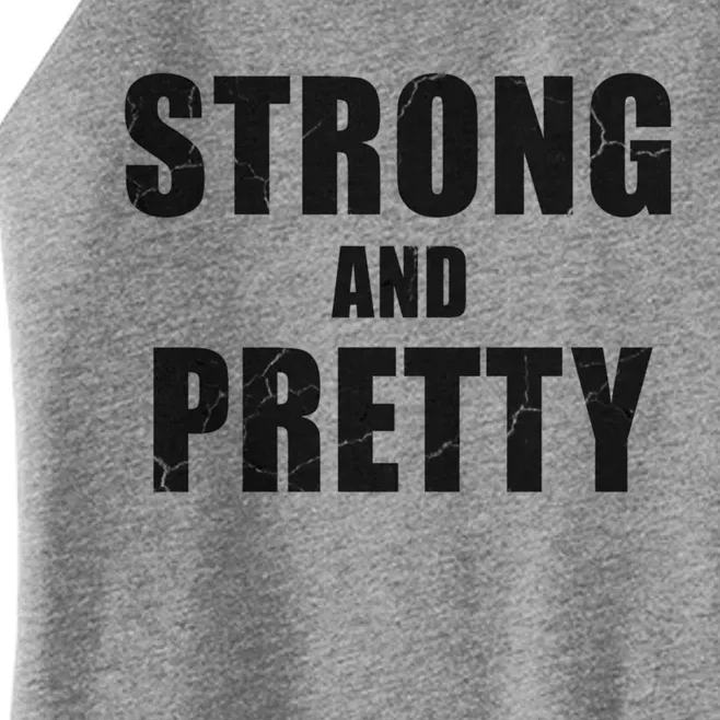 Strong And Pretty Meaningful Gift Women’s Perfect Tri Rocker Tank