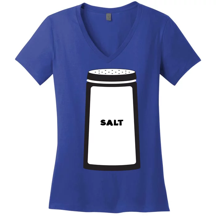 Salt And Pepper Best Friend Funny Halloween Gift Women's V-Neck T-Shirt