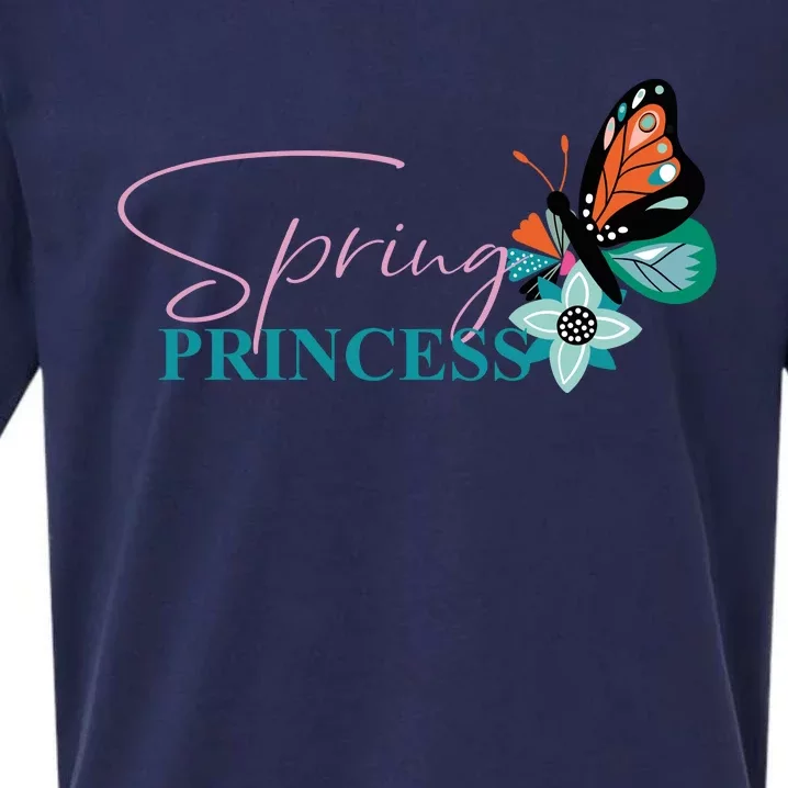 Spring And Princess Mother Daughter Sueded Cloud Jersey T-Shirt