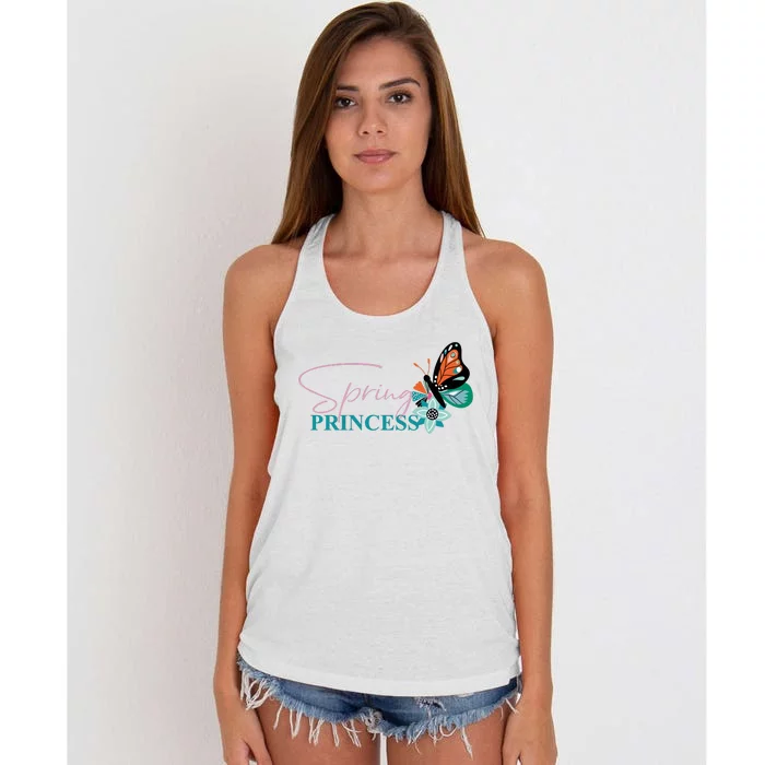 Spring And Princess Mother Daughter Women's Knotted Racerback Tank